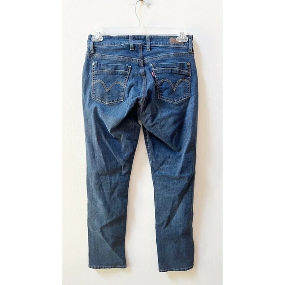 Levi’s 529 Curvy Skinny Jeans Women’s Stretch Mid Rise Denim W31 L29 Blue - Picture 8 of 10